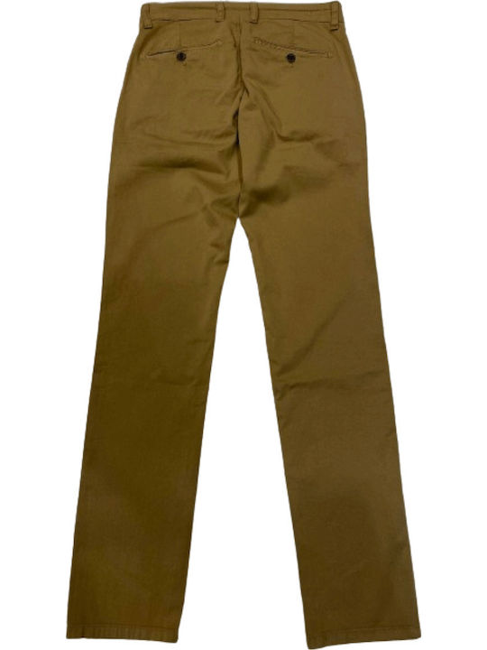Trousers Chino in Slim Fit Brown