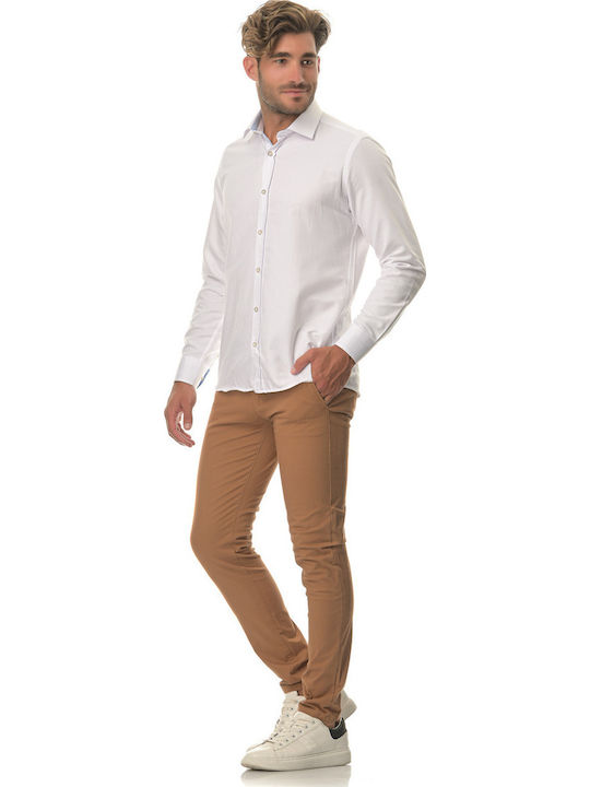 Παντελόνι Chino σε Slim Εφαρμογή Μπεζ