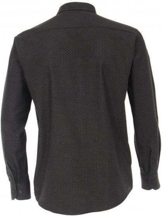 Casa Moda Men's Shirt Long Sleeve Cotton Black