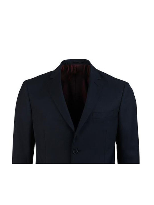 Luciano Faketti Men's Suit Jacket Navy Blue