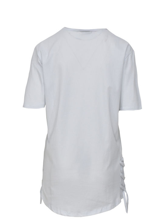 Aris Tsoubos Women's Oversized T-shirt White W1986