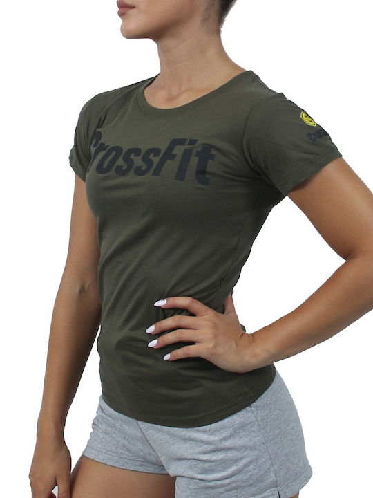 H&S Damen Sportlich T-shirt Khaki