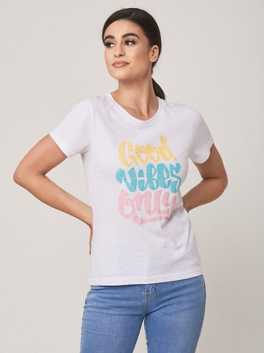 Ad'Oro Damen T-Shirt Weiß