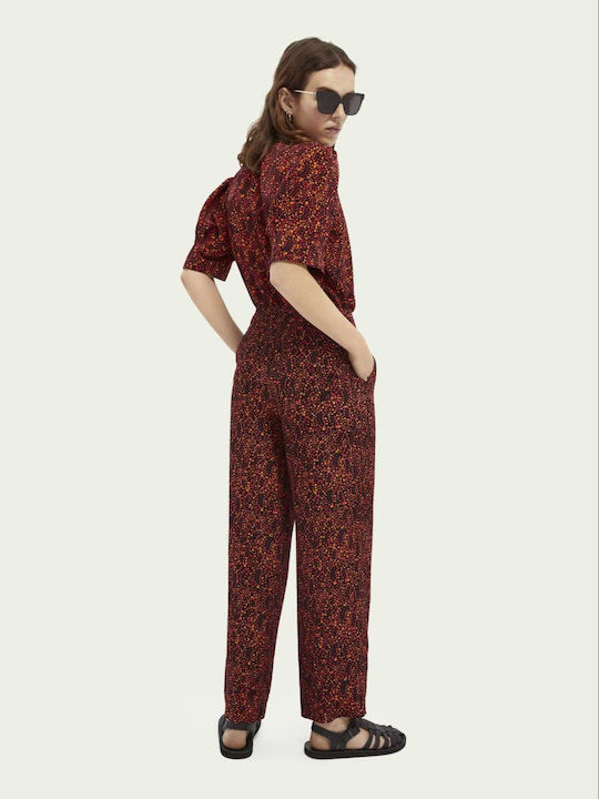 Scotch & Soda Scotch + Soda Women's High-waisted Fabric Trousers