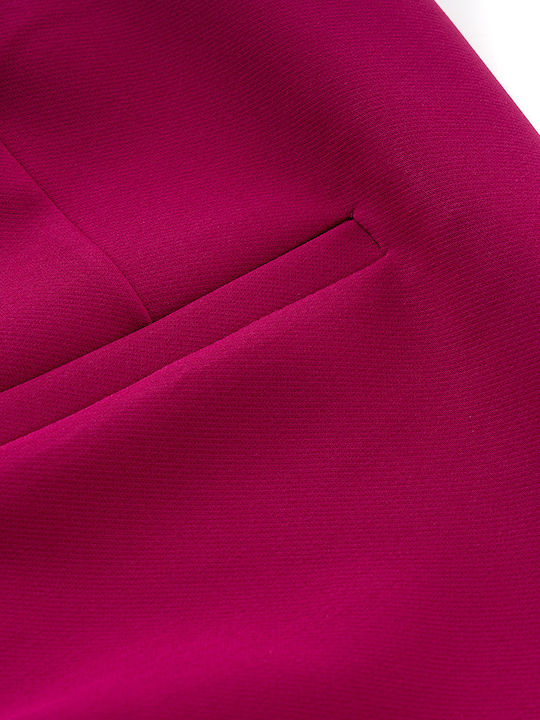 Damen Stoff Hose Lila