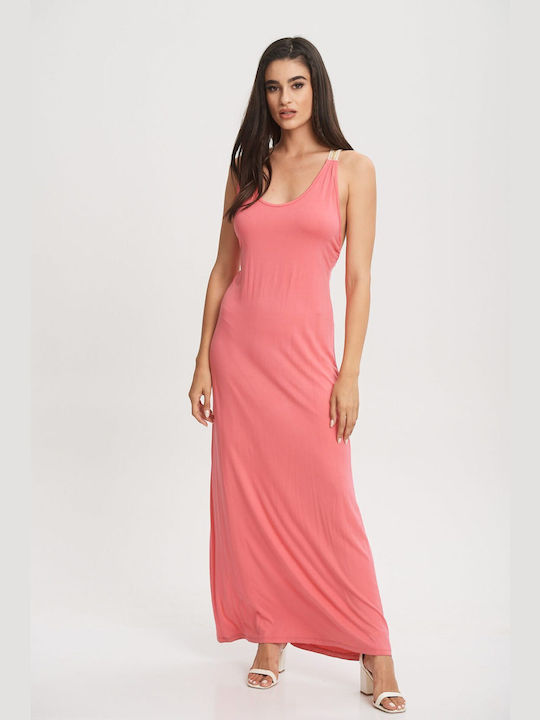 Lipsy London Sommer Maxi Abendkleid Rosa