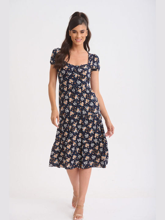 Lipsy London Midi Abendkleid Blue