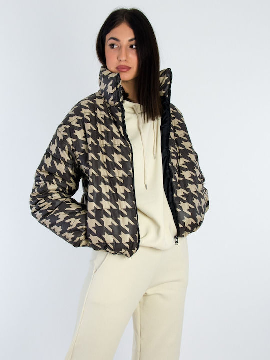 Huxley & Grace Women's Short Lifestyle Jacket for Winter CAFE