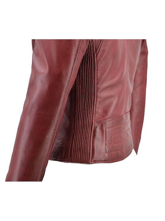 Damen Bikerjacke Red (RED)