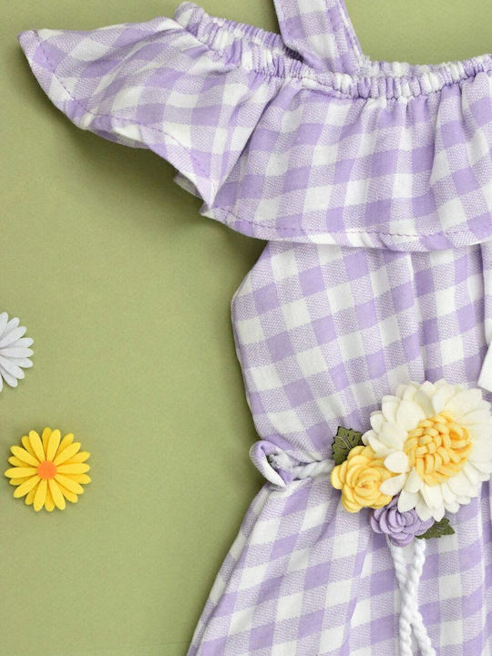 Kinderkleid Ärmellos Geprüft Lila