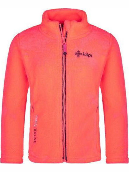 Kids Cardigan Fleece Pink