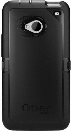 Otterbox Commuter Back Cover Σιλικόνης Μαύρο (HTC One)