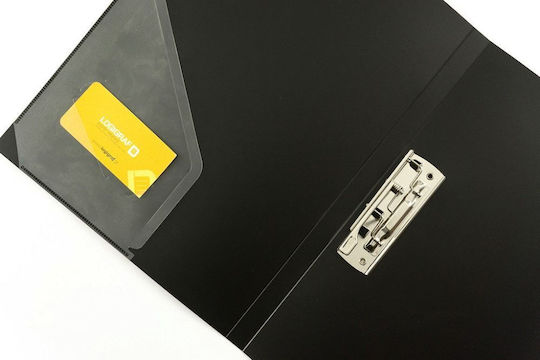 Logigraf Clipboard with Clamp Conference for Paper A4 Black 1pcs