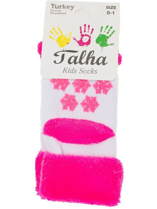 Talha Kids' Socks Knee-High Pink