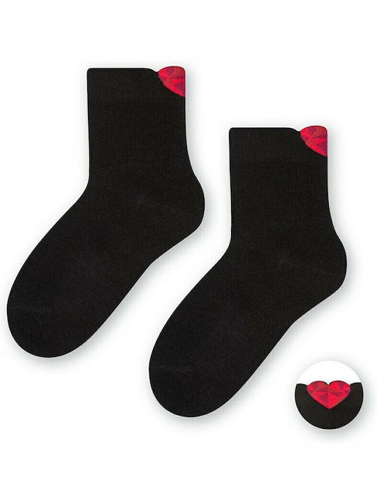 Steven Kids' Socks Knee-High Black 2 Pairs