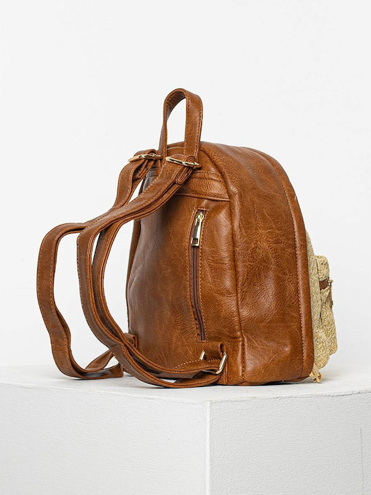 InShoes Women's Bag Backpack Tabac Brown