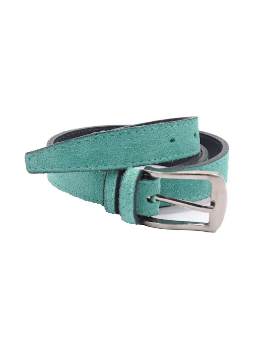 Leather Lab Leather Women's Belt Turquoise