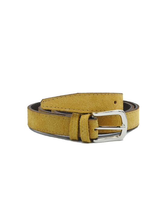 Leather Lab Leather Women's Belt Beige