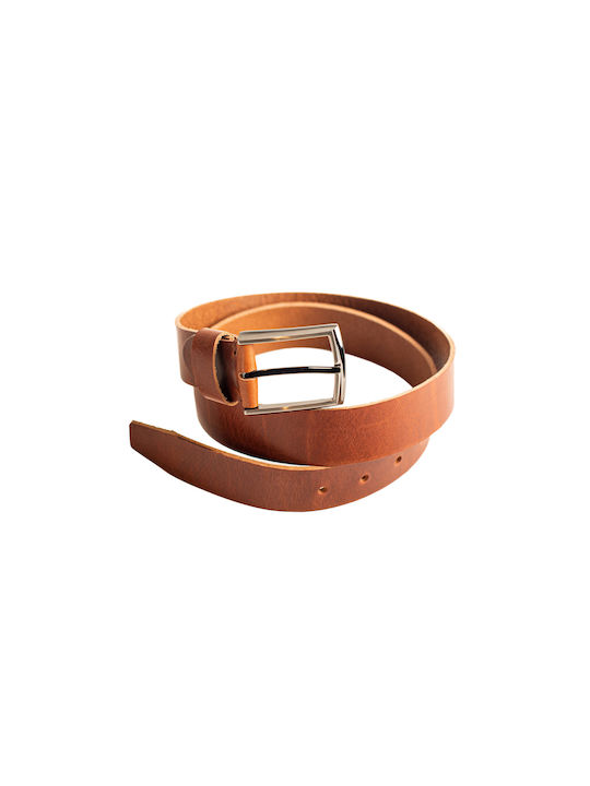 ByLeather Men's Leather Belt Brown