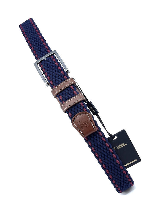Elastisch Herren Gürtel Gestrickt Marineblau