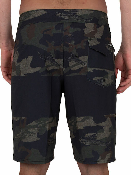 Salty Crew Topwater Boardshort Bărbați Înot Șorturi Kaki Camo