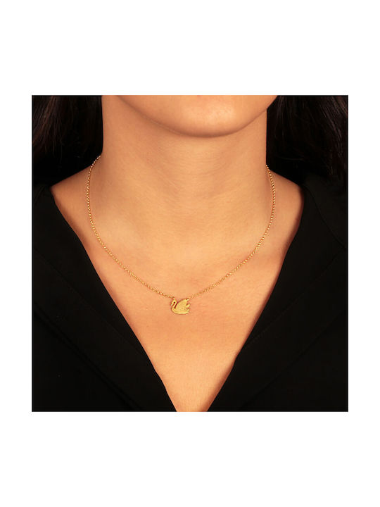 Necklace from Gold Plated Silver