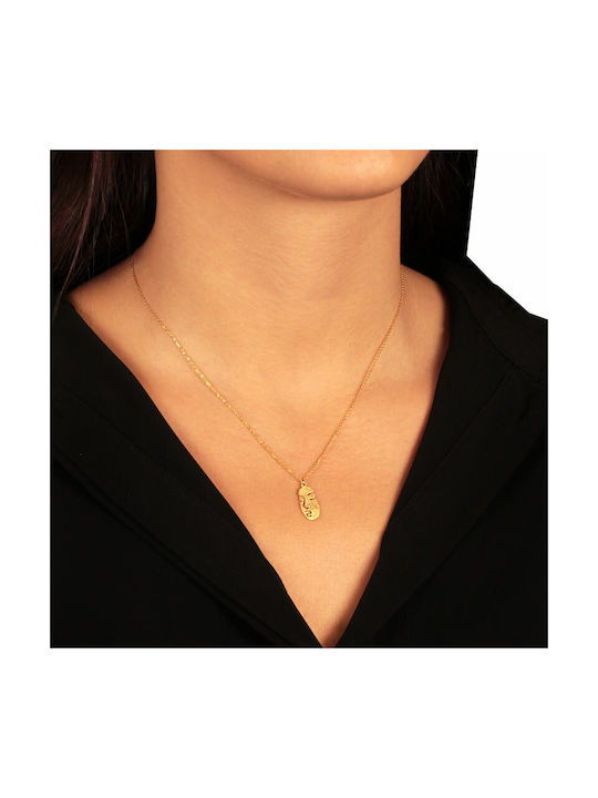 Necklace from Gold Plated Silver