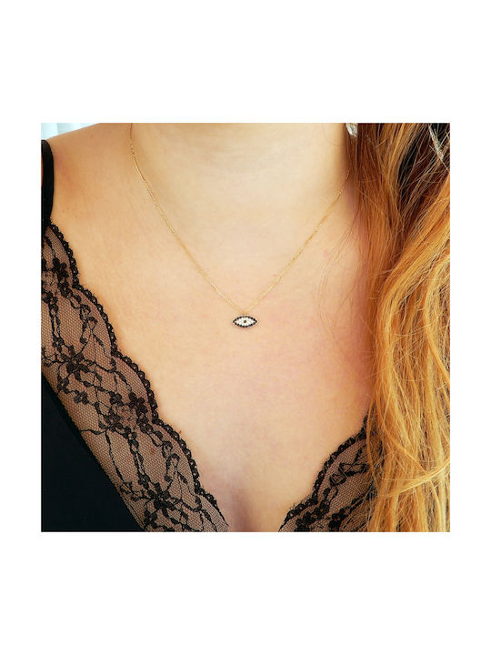 Necklace Eye from Gold 14K