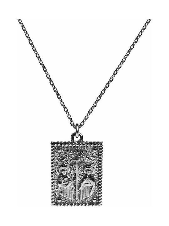 Paraxenies Necklace Constantine Amulet with Zircon