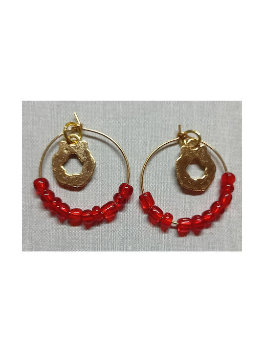 Earrings Hoops Gold Plated