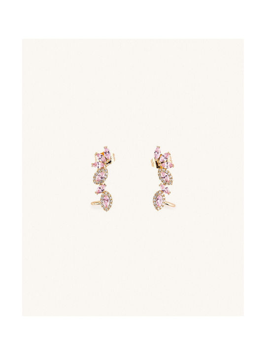 Aphrodite Earrings Ear Climbers with Stones