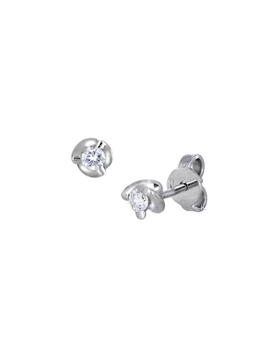 Ohrringe aus Platin mit Diamant