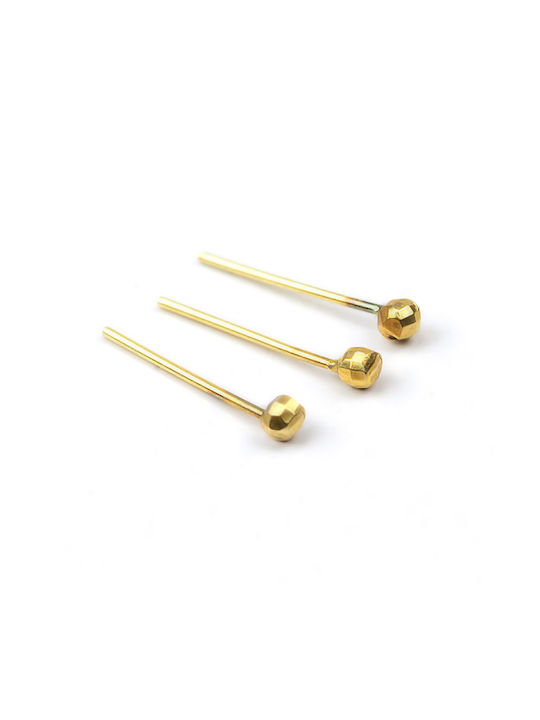 Nose Earring Stud Gold Plated