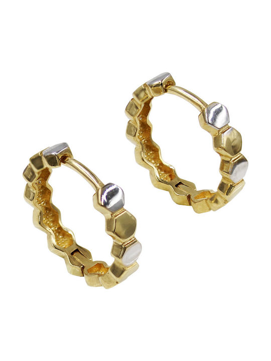 Roloi Kaliamanis Ohrringe aus Gold 14K Roloi Kaliamanis Ohrringe aus Gold 14K
