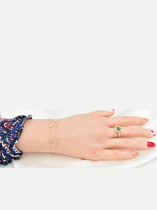 Goldjewels Femeie Inel cu Zirconiu din Aur 14K