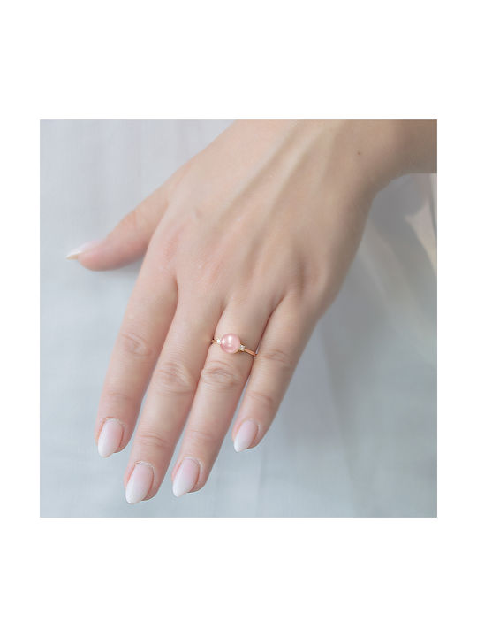 Damen Ring mit Zirkonia aus Gold 14K