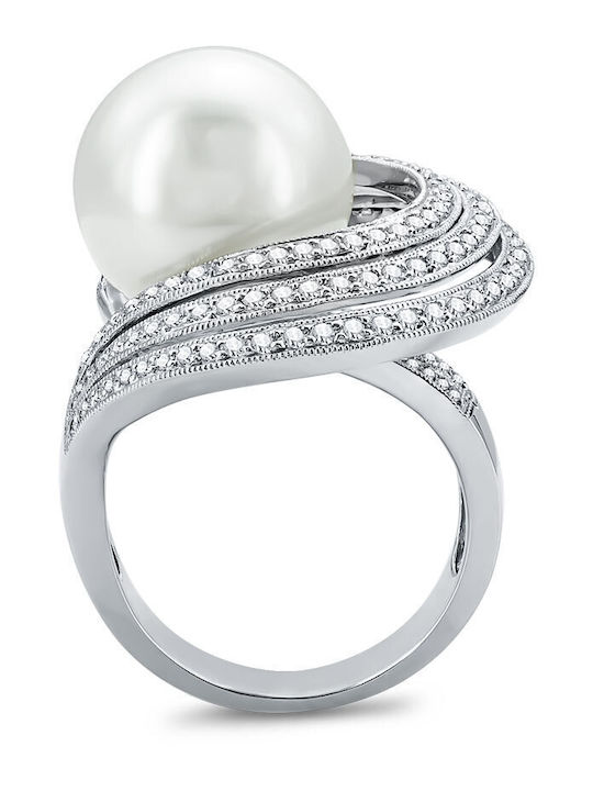 Women's White Gold Ring 18K Women's White Gold Ring 18K