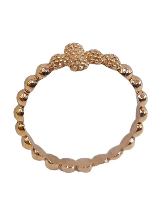 One Jewellery Women's Gold Plated Silver Ring