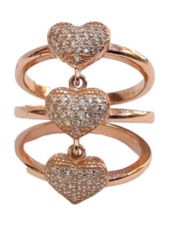 One Jewellery Damen Silber Vergoldet Ring