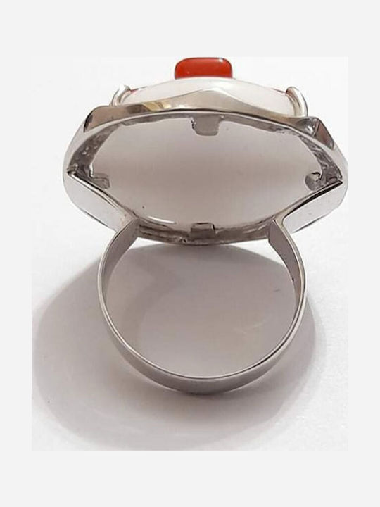 One Jewellery Γυναικείο Δαχτυλίδι από Ασήμι Επιχρυσωμένο