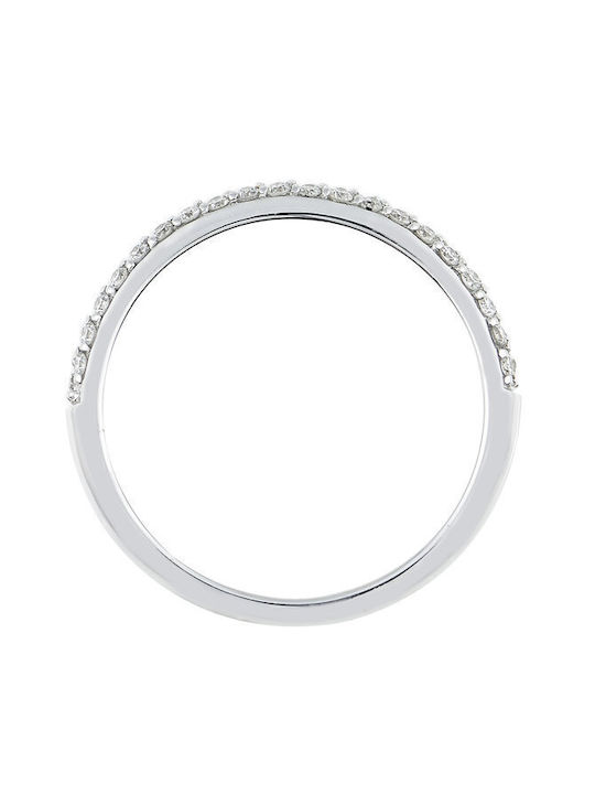 Savvidis Women's White Gold Eternity Ring with Diamond 18K