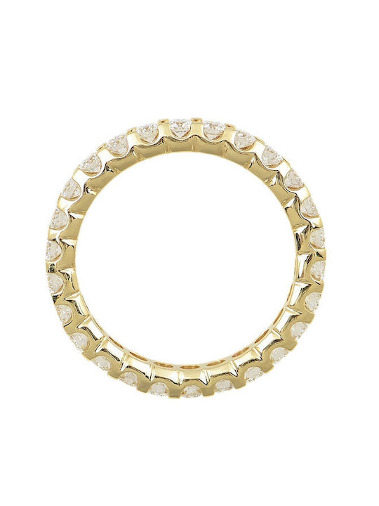 Savvidis Women's Gold Eternity Ring with Diamond 18K