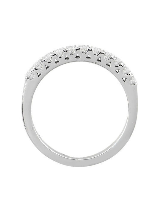 Savvidis Damen Ring mit Diamanten aus Weißgold 18K