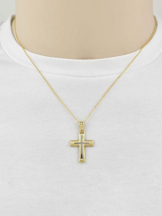 Goldjewels Χρυσός Σταυρός 14Κ
