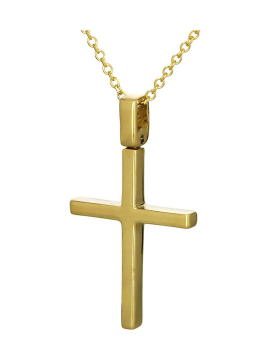 Women's Gold Cross 14K with Chain