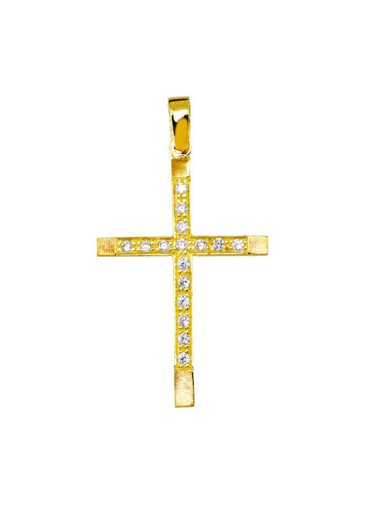 Women's Gold Cross 9K with Chain