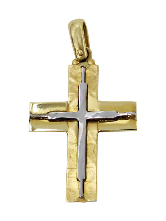 Roloi Kaliamanis Men's Gold Cross 14K Double Sided