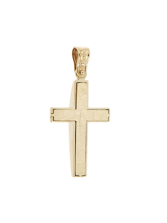 Xrisokosmima Men's Gold Cross 14K with Chain