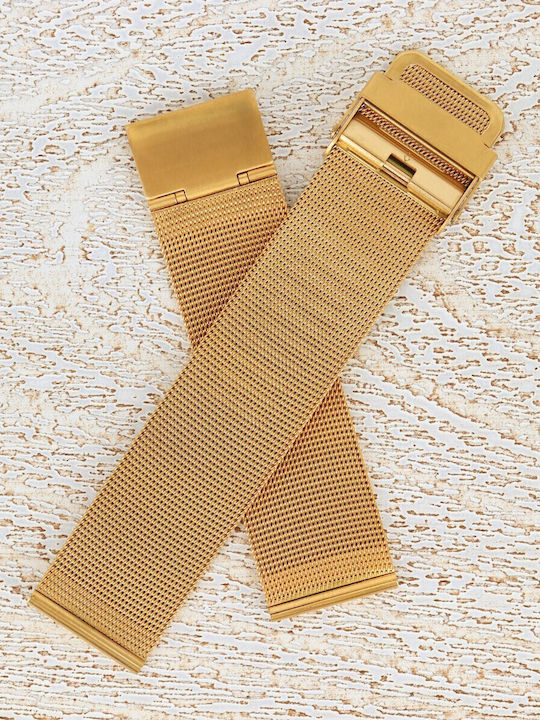 Vitopoulos Metallic-Armband Gold 24mm