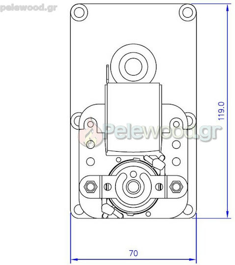 Mellor Electrics Μοτέρ για Σόμπα Pellet